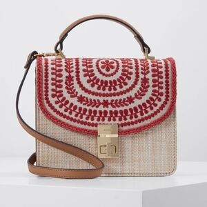 ALDO Liabel Artisan Pattern Handbag in Red